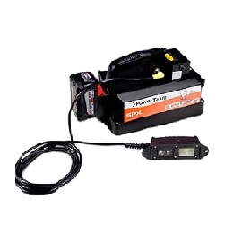 POWER TEAM No.PB102P-1 18VDC Battery Powered Hydraulic Pump, Single Acting, 2-Way with Auto Dump, Rapid Battery Charger, Hand Pendant Remote Control with 10' Cord