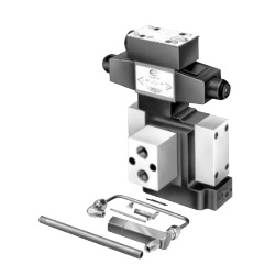 POWER TEAM No.9590 4-way/3-position (open center) solenoid valve,  115 volt, 50/60 Hz., Wt. 15.5 lbs.