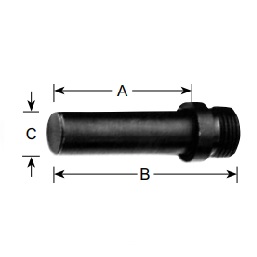 POWER TEAM No.309874 Adapter Pushing , 5 TON (2.7/8&quot;)