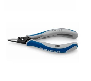 KNIPEX No.34 42 130 Precision Electronics Gripping Pliers , 130mm.