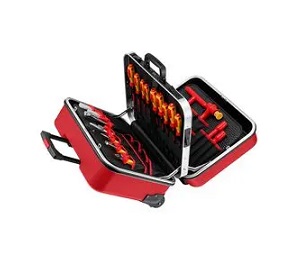 KNIPEX No.98 99 15 Tool Case “BIG Twin Move RED”, 47 Parts