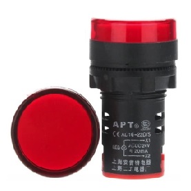 หลอดไพล๊อตแลมป์ SBL No.AD22-22DS Pilot Lamp , AC220V  22 mm. RED