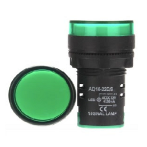 หลอดไพล๊อตแลมป์ SBL No.AD22-22DS Pilot Lamp , AC220V 22 mm. GREEN