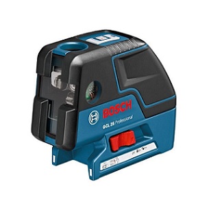 เครื่องถ่ายระดับ BOSCH No.GCL 25 (0601066B00) Combi Laser All levelling and transfer : Red Laser , 5 axis