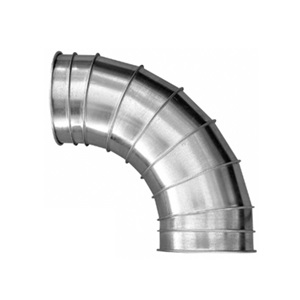 NEDERMAN No.20344590 Bend 90°, galvanized steel 75 mm.