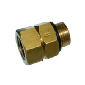 NEDERMAN No.30431610 Swivl. coupl.1/2 (m)-1/2 (f) Brass