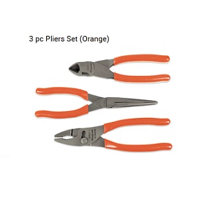 SNAP-ON No.PL307CFO Pliers Set :Orange (3pcs/ea)