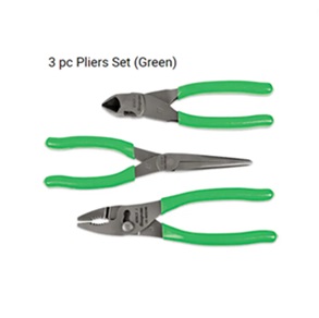 SNAP-ON NO.PL307ACFG Pliers Set :Green (3pcs/ea)