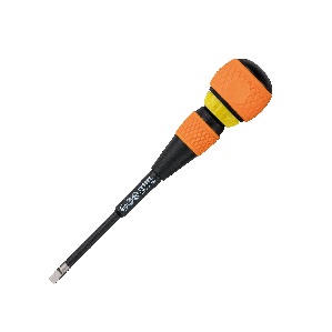 ไขควงหัวฟรีปากแบน VESSEL No.2200-6X100 Ball Ratchet Screwdriver , 6x100 mm.