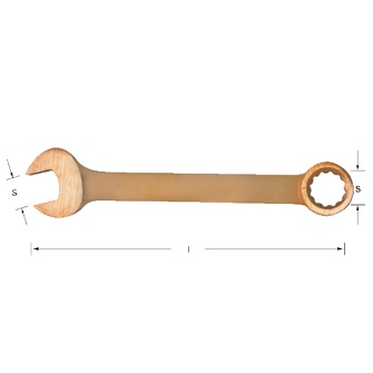 CARLTSO NO.EX206-34B Wrench Combination BE-CU 34mm.