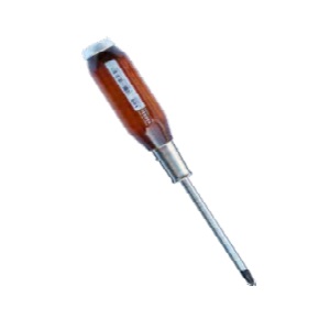 ไขควง VESSEL No.100 (2069110) Screwdriver : Wood handle , -5.5x75 mm.