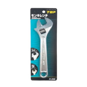 ประแจเลื่อน TOP No.H-200 Adjustable wrench , 8&quot; (24 mm.)