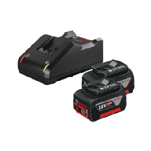 ชุดแบตเตอรี่เเละแท่นชาร์จ BOSCH (1600A00163) Starter kits set 18V With (Battery GBA 18V 4.0Ah x 2, Charger GAL 18V-40)