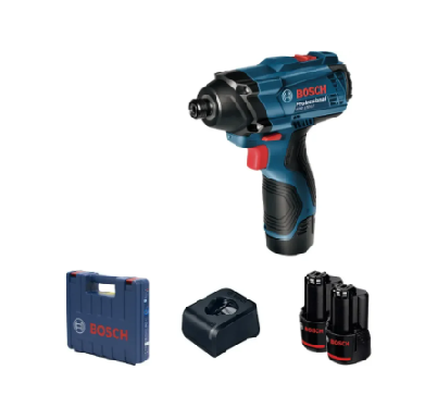 สว่านไขควงกระแทกแบตเตอรี่ BOSCH NO.GDR 120-LI Gen 3 (06019F00K6) Cordless Impact Driver 12V. (Charger ,2xbattery 2.0Ah.)