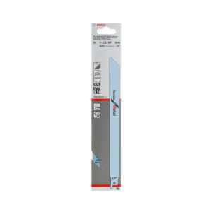 ใบเลื่อยเซเบอร์ซอว์ โลหะ BOSCH NO.S1122BF (2608656041) Sabresaw Blade : Metal (2 Pcs./Pack)