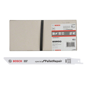 ใบเลื่อยเซเบอร์ซอว์ พาเลท BOSCH No.S722VFR (2608658028) Sabre saw Blade Special For Pallet , 190mm. (100 Pcs./Ea)