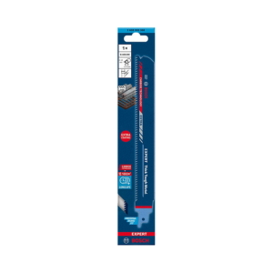 ใบเลื่อยเซเบอร์ซอว์ โลหะ  BOSCH No.S1155CHC (2608900368) Sabresaw Blade Expert Reciprocating Saw Thick Tough Meal Extra , 225mm.