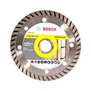 ใบตัดเพชร BOSCH No.2608603740 Diamond cutting disc (Turbo for Universal) , 4&quot;