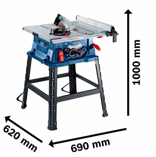 โต๊ะเลื่อยพร้อมขาตั้ง BOSCH No.GTS 10 J (0601B305K1) Professional 10&quot; 1800W. 220V.