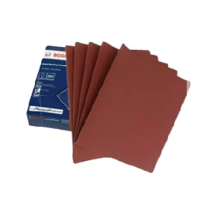 กระดาษทรายขัดไม้ BOSCH No.2608621505 Sandpaper A4 for wood (P180) #3 , 230 x 280 mm. (100Pcs/Ea)