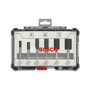 ชุดดอกเร้าเตอร์ ก้านตรง BOSCH No.2607017467 Router Bit Set , 1/4&quot; (6pcs/ea)