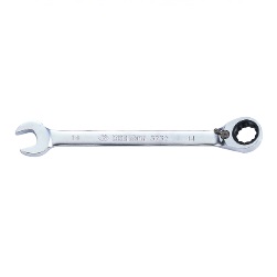 ประแจแหวนข้างปากตาย (แบบฟรี 2 ทาง) KING TONY NO.373221M Combination ratchet wrenches , 21mm.