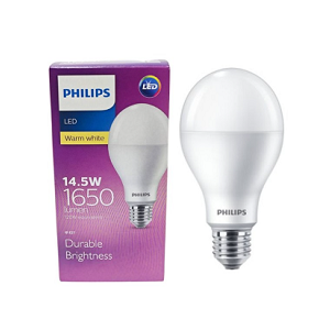 หลอดแอลอีดี PHILIP LED BULB 14.5-120W E27 3000K 230V A67 Warn White