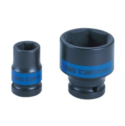 ลูกบ๊อกซ์ลมสั้น KING TONY NO.653532M 3/4&quot;Dr. Socket Impact 32mm. 6P