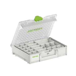 กล่องเครื่องมือ FESTOOL NO.005.22.205 SYSTAINER ORGANISER SYS3 ORG M 89 22xESB 100x150x68 mm.