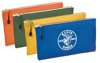 KLEIN NO.5140 Zipper Bag-Canvas 4-Pack