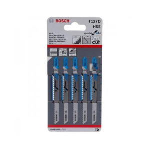 ใบเลื่อยจิ๊กซอว์ เหล็ก BOSCH No.T127D (2608631017) Jigsaw blade , Steel (5 Pcs./Ea)