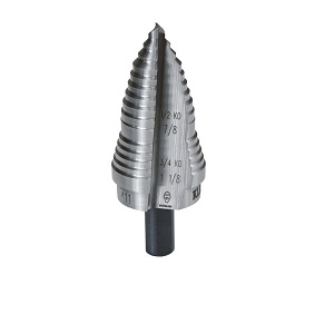 KLEIN NO.59011 High Speed Steel Step-Drill Bits-Inch Size (7/8 and 1-1/8)