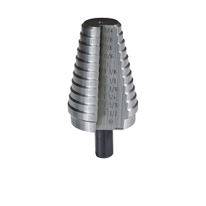 KLEIN NO.59004 High Speed Steel Step-Drill Bits-Inch Size (13/16 to 1-3/8)