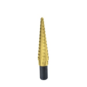 KLEIN NO.59001T Titanium-Nitride Coated Step-Drill Bits Size (1/8 to 1/2)