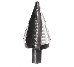 KLEIN NO.59029 High Speed Steel Step-Drill Bits-Metric Size (5mm. to 29mm.)