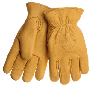 KLEIN NO.40018 Deerskin Work Gloves (Size Extra Large)