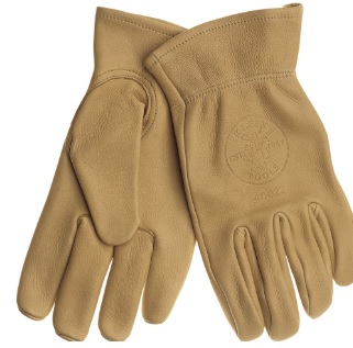 KLEIN NO.40022 Deerskin Work Gloves (Size Large)