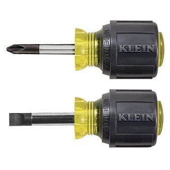 KLEIN NO.85071 2-Piece Stubby Screwdriver Set