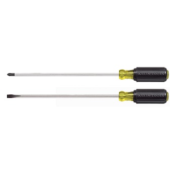 KLEIN NO.85072 2-Piece 10 Long Blade Screwdriver Set