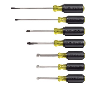 KLEIN NO.55152 7-Piece Multiple Application Screwdriver &amp; Nut Driver Set