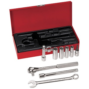 KLEIN NO.65503 9-Piece 3/8-Inch Drive Deep-Socket Wrench Set Weight (3.60 IBS)