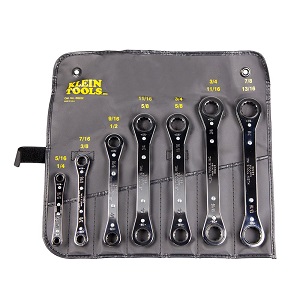 KLEIN NO.68222 Ratcheting Box Wrench Set 7pcs.