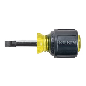 KLEIN NO.600-1 Keystone Tip Screwdriver HD Round Shanks size 6mm x1.1/2&quot; (38mm)