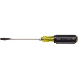 KLEIN NO.602-4 Keystone Tip Screwdriver HD Round Shanks size 6mm x 4&quot; (102mm)