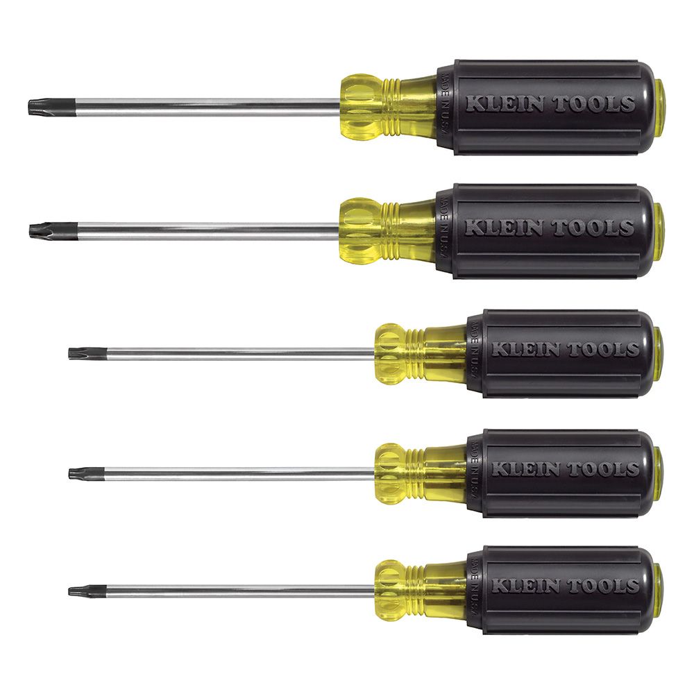 KLEIN NO.19555 5-Piece TORX Cushion Grip Screwdriver Set