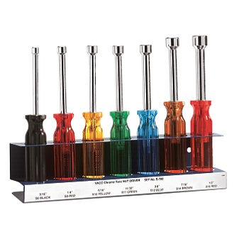 KLEIN NO.S700 7-Piece Nut Driver Set With Metal Stand 3 Shafts