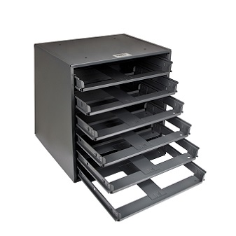 KLEIN NO.54476 Mid-Size 6-Box Slide Rack