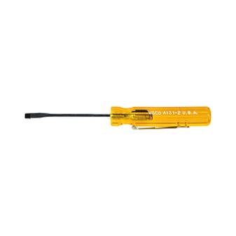 KLEIN NO.A131-2 1/8'' Cabinet Tip Pocket Clip Screwdriver Round shank size 3.2 mm x 2'' (51 mm)