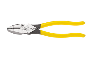 KLEIN NO.D213-9NECR HL Side Cutting Pliers Crimping size 9-3/8&quot; (238mm.)