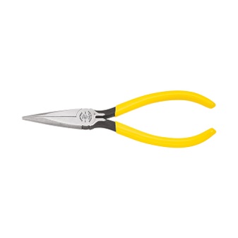 KLEIN NO.D203-6CR Standard Long Nose Pliers Side Cutting size 6-5/8&quot; (168mm.)